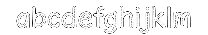 HandwritingFun Font LOWERCASE