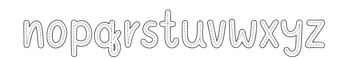 HandwritingFun Font LOWERCASE