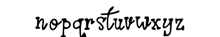 Handwriting_Script Font LOWERCASE