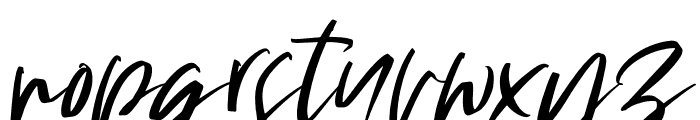 Handwritten Dreams Italic Font LOWERCASE