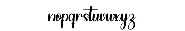 Handwritten  History Font LOWERCASE