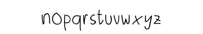 HandwrittenSeries-04 Font LOWERCASE