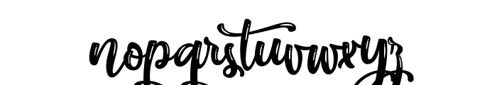 HandyInk Font LOWERCASE
