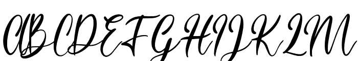 Hanessy Font UPPERCASE