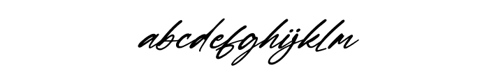 Hanfiye Guesterya Script Italic Font LOWERCASE