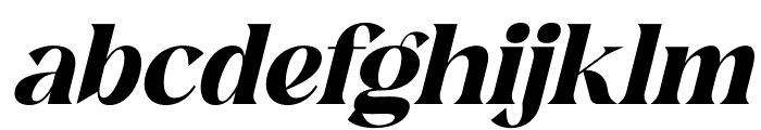 Hanfiye Guesterya Serif Italic Font LOWERCASE
