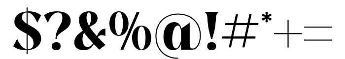 Hanfiye Guesterya Serif Font OTHER CHARS