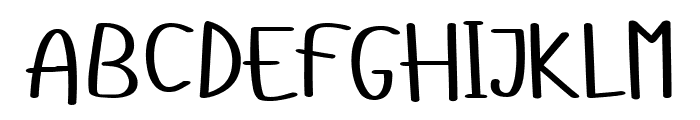 Hangyaboly Regular Font UPPERCASE