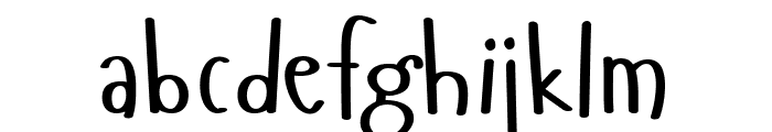 Hangyaboly Regular Font LOWERCASE