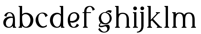 Hanifatul-Regular Font LOWERCASE