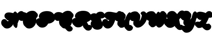 Hanky Extrude Regular Font UPPERCASE