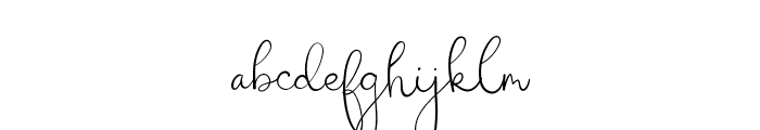 HannahCallaghn Regular Font LOWERCASE