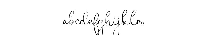 HannahCallaghn Font LOWERCASE