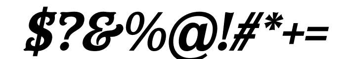Hanora Italic Font OTHER CHARS