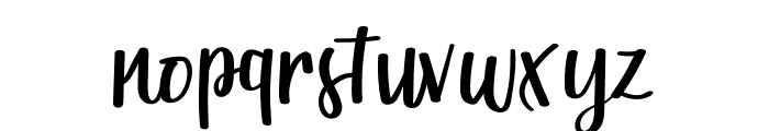 Hansome Font LOWERCASE