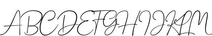 Hanston-Regular Font UPPERCASE