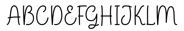 Hanthe Font UPPERCASE