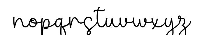 Hanthe Font LOWERCASE