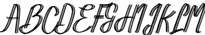 Hantlay-BrushStyle Font UPPERCASE
