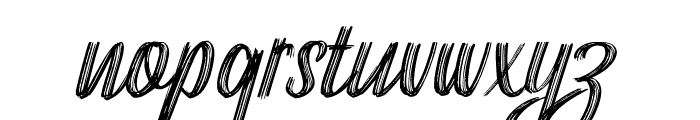Hantlay-BrushStyle Font LOWERCASE