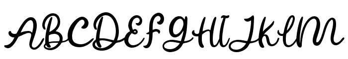 HantuTail-Regular Font UPPERCASE