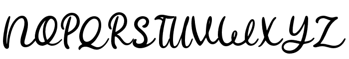 HantuTail-Regular Font UPPERCASE