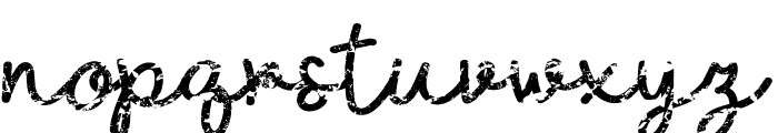 Hanymanscript Rustic Font LOWERCASE