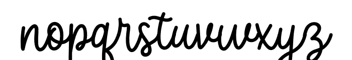 Happines Is Homemade Script Font LOWERCASE