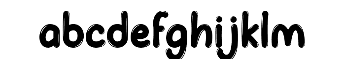 Happiness Bubble Font LOWERCASE