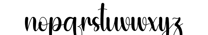 Happy Almond Font LOWERCASE