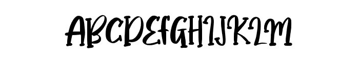 Happy Bright Font UPPERCASE