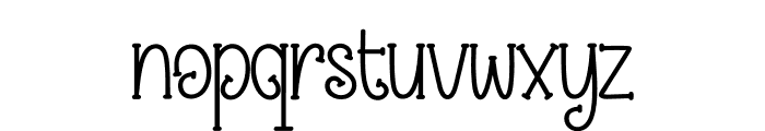 Happy Chistmas Font LOWERCASE