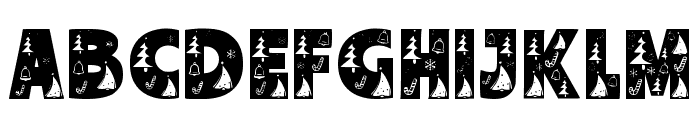 Happy Christmas Regular Font UPPERCASE