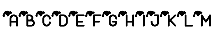 Happy Christmas Ty Font UPPERCASE