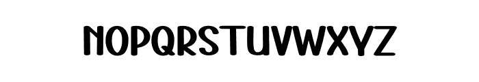 Happy Chubby Font LOWERCASE