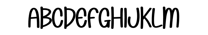 Happy Comic Font UPPERCASE