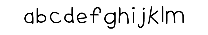 Happy Crayon Regular Font LOWERCASE