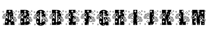 Happy Diamond Font LOWERCASE