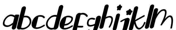 Happy Dogy Italic Font LOWERCASE
