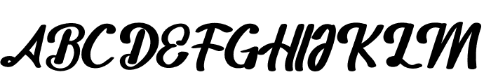 Happy Farmhouse Font UPPERCASE