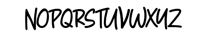 Happy Feel Regular Font UPPERCASE
