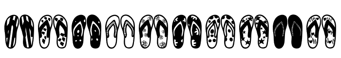 Happy Flip Flop Day Font OTHER CHARS