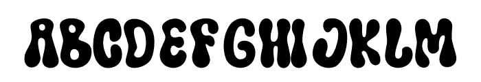 Happy Funky Font UPPERCASE