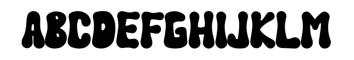 Happy Groovy Font UPPERCASE