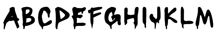 Happy Halloween Day Font UPPERCASE