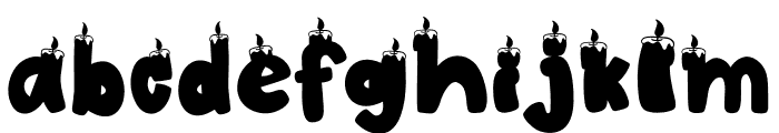 Happy Hanukkah Font LOWERCASE