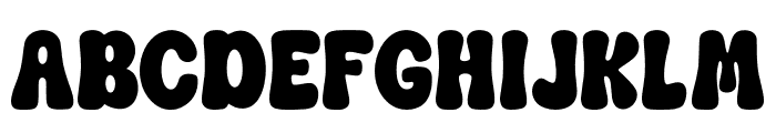 Happy Hippie Regular Font UPPERCASE
