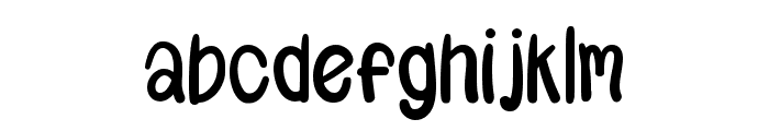 Happy Hipster Regular Font LOWERCASE