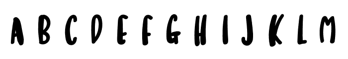 Happy Kid Font LOWERCASE