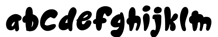 Happy Night Regular Font LOWERCASE